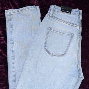 Light wash jeans